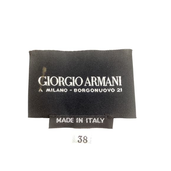 VTG Giorgio Armani Womens Blazer S. S Sequin Ivory Light Snap Buttons Beautiful - Picture 5 of 6